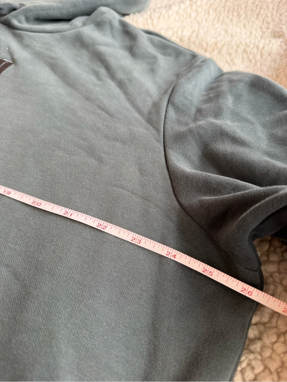 Puma Oversized Muted Sage Green Hoodie XL